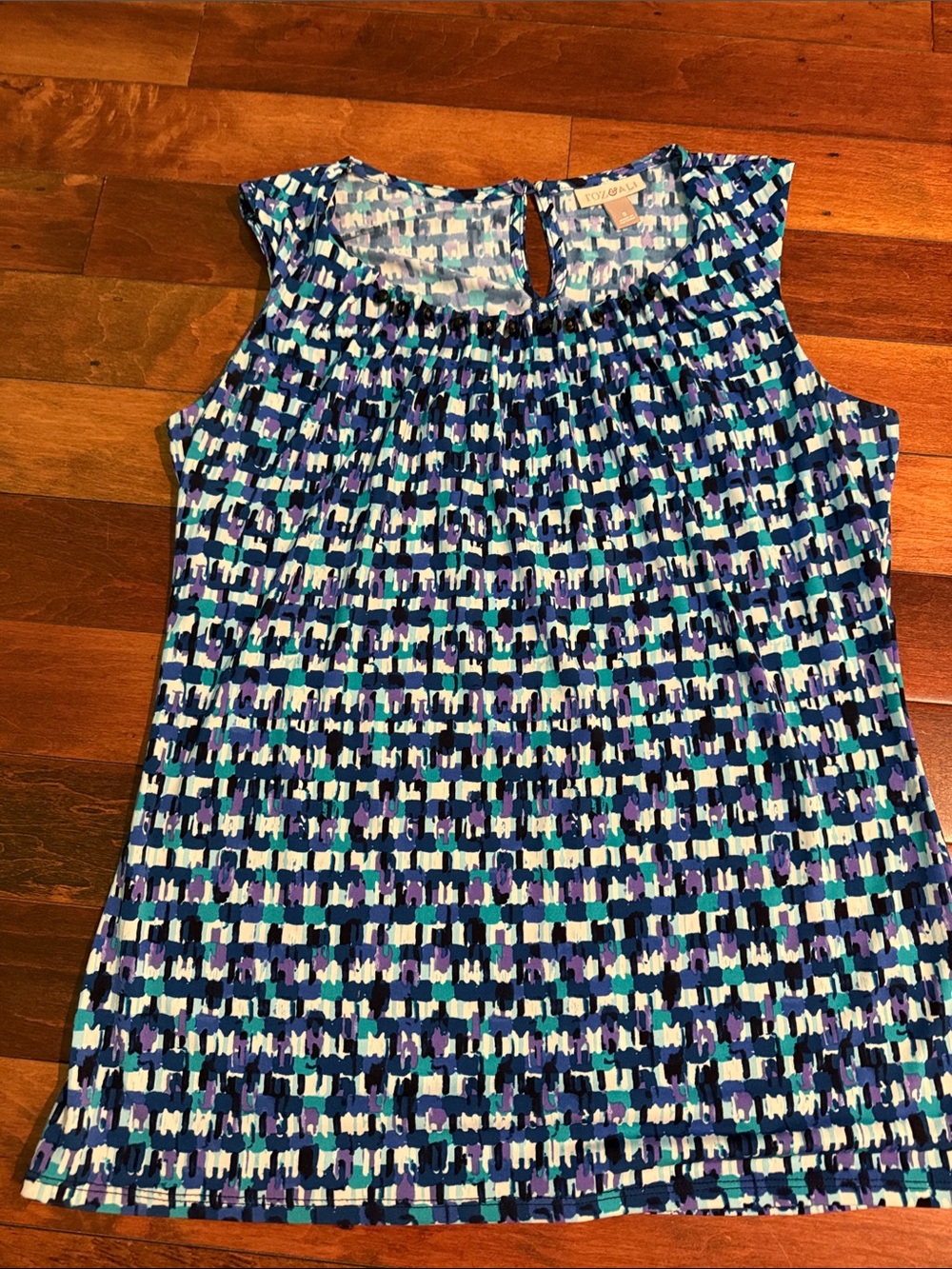 Roz & Ali multi color top